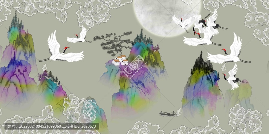 新中式山水畫