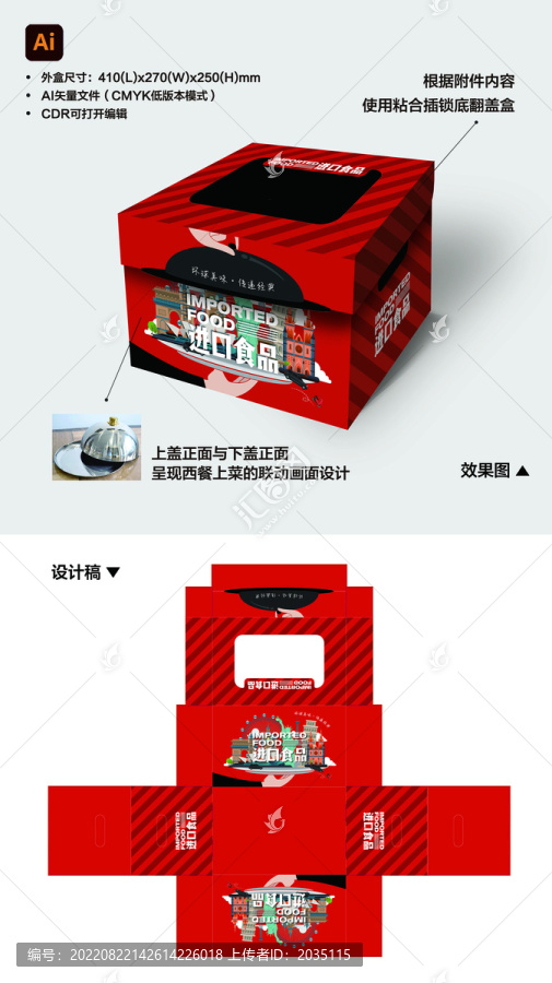 進(jìn)口食品包裝盒設(shè)計(jì)