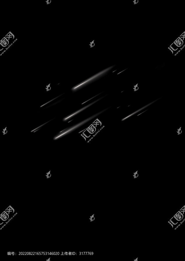 流星素材繪畫
