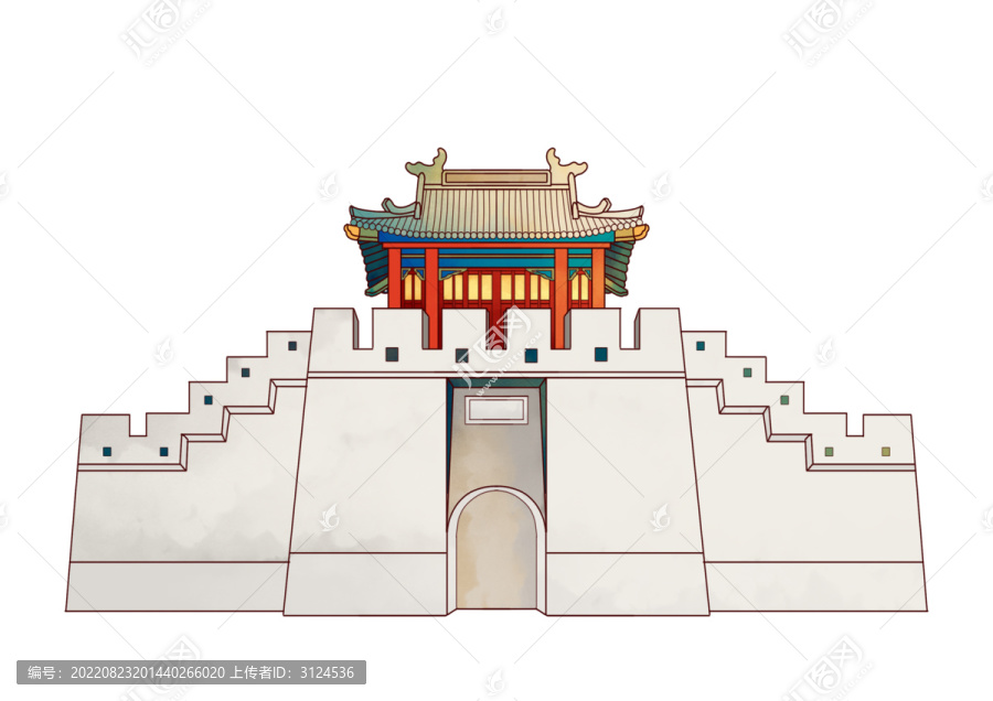 天津地標(biāo)古建筑黃崖關(guān)長城