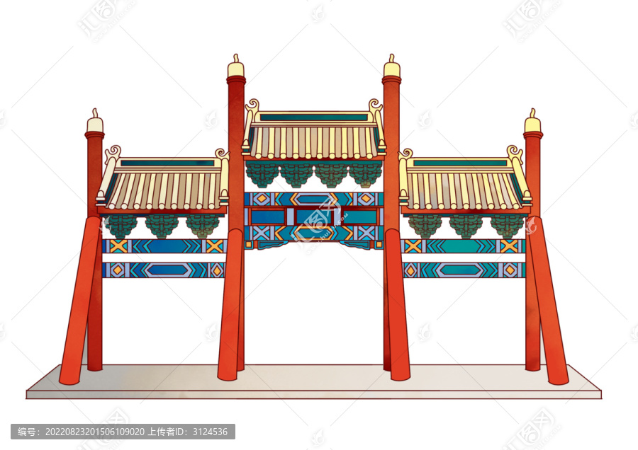 天津地標(biāo)古建筑免摳文廟