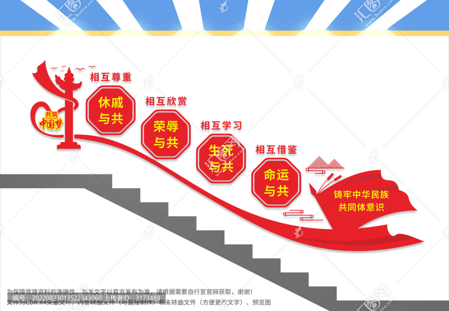 鑄牢中華民族共同體意識樓梯