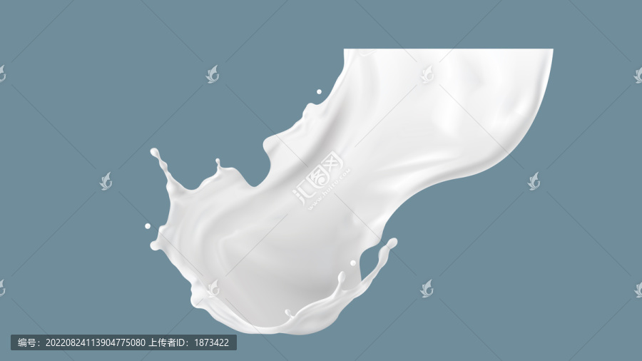 滑順牛奶液體插圖