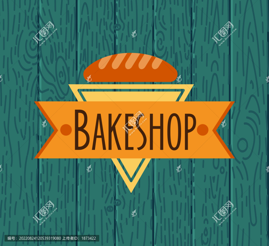 法棍面包logo插图