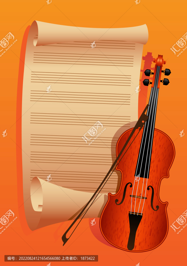 小提琴乐谱插图