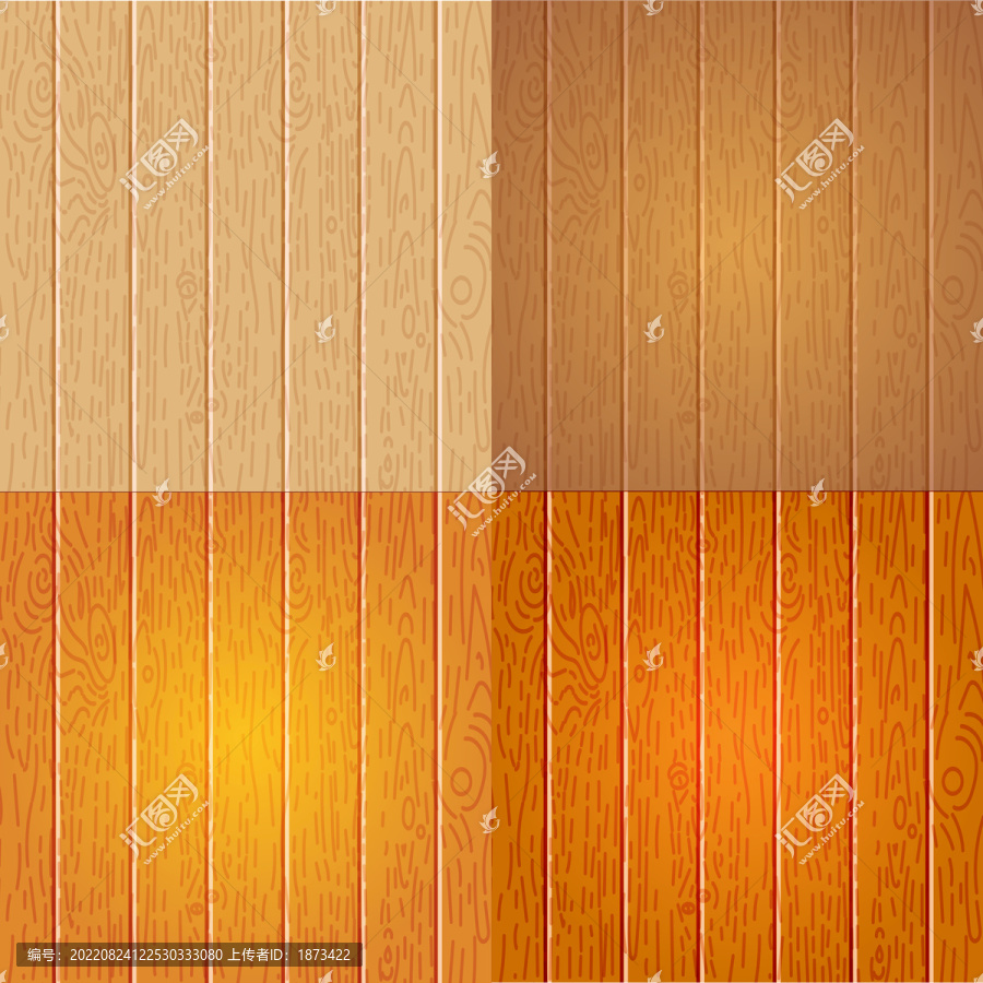 多色木纹木板插图