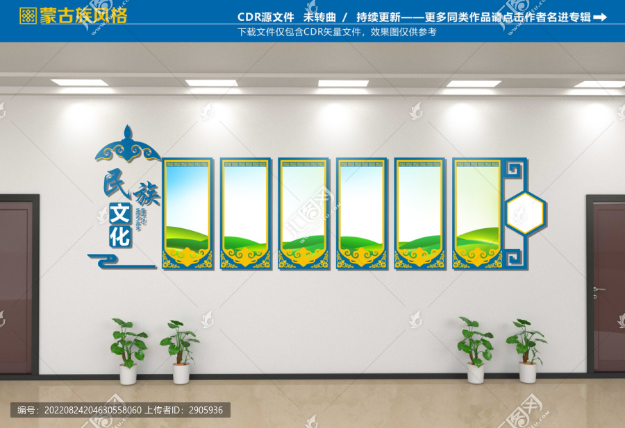 蒙古族展板