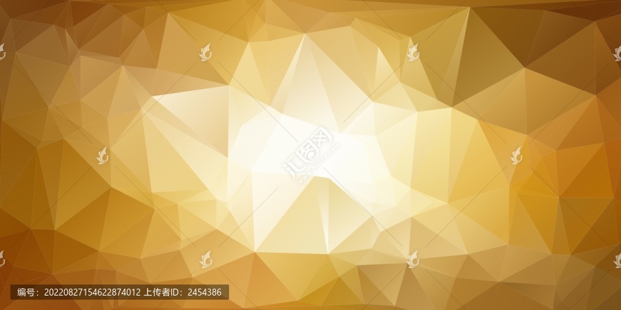 金黃色幾何漸變菱形會議背景