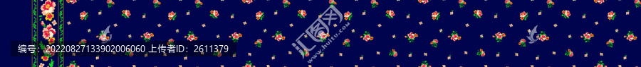 定位小碎花圖案