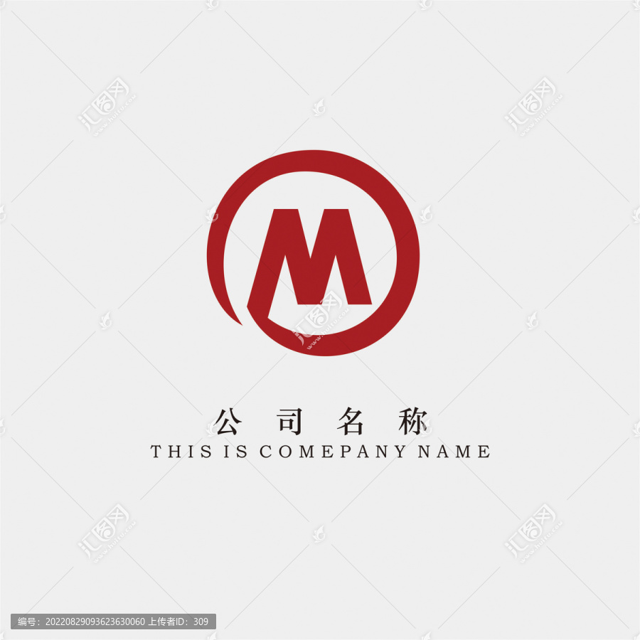 字母M標(biāo)志logo