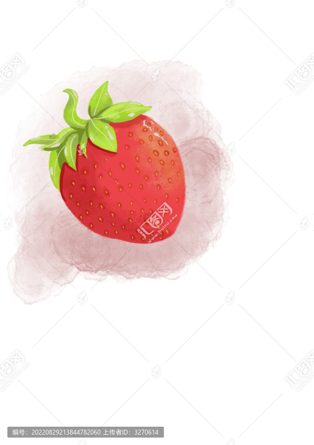 草莓插画绘制