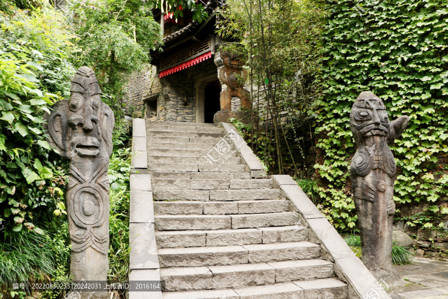 三峡人家的巴王寨