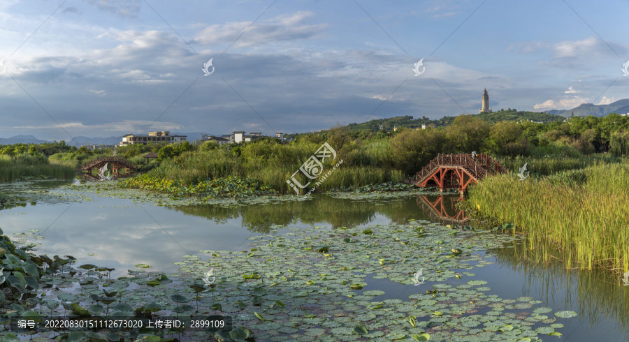 云南開遠鳳凰生態公園風景