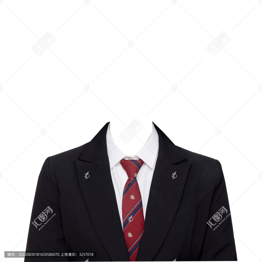 女士西裝紅領(lǐng)帶