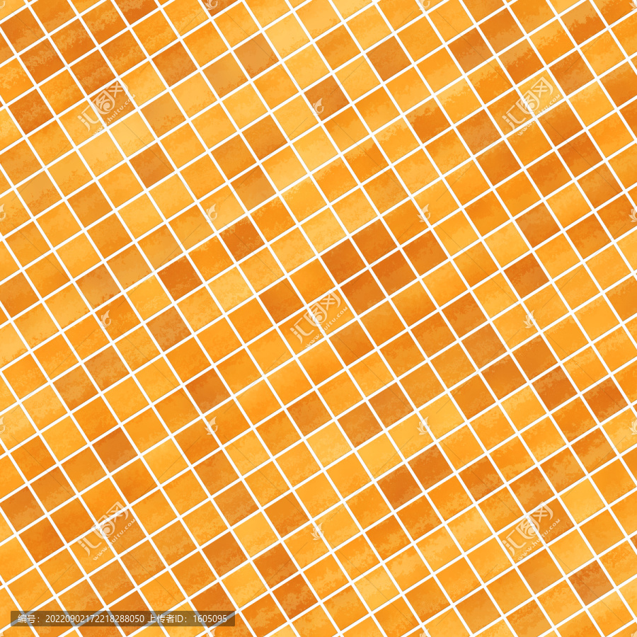 橙色瓷砖纹理