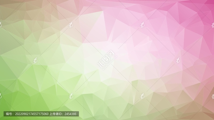 簡(jiǎn)約大氣綠紅色漸變幾何圖形