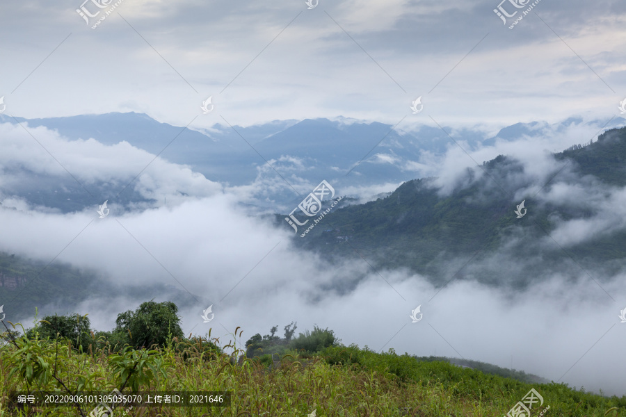 四川宜宾金沙江向家坝库区风景