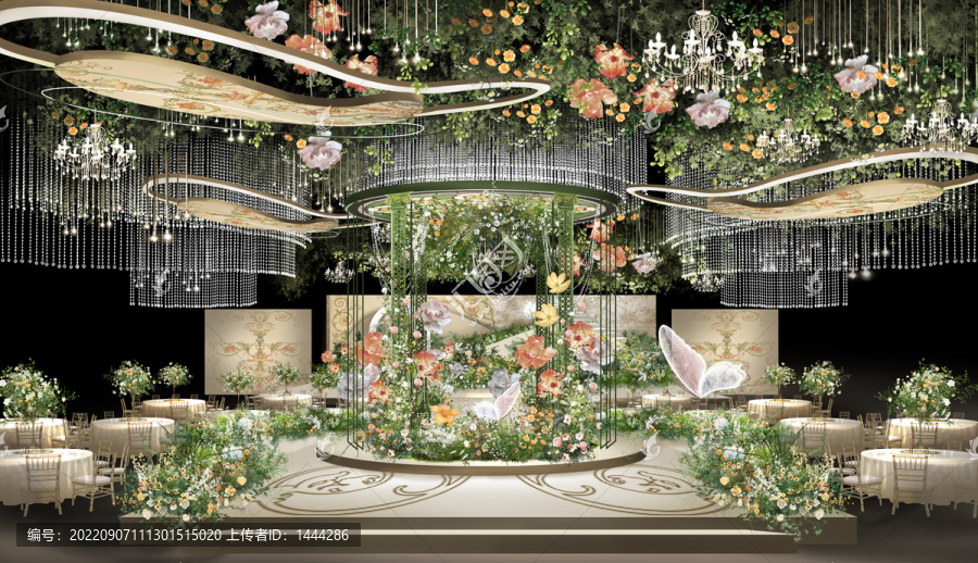 法式花園風(fēng)婚禮