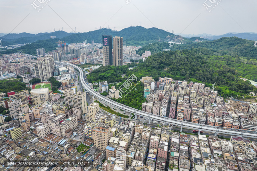 深圳宝安区石岩街道全景