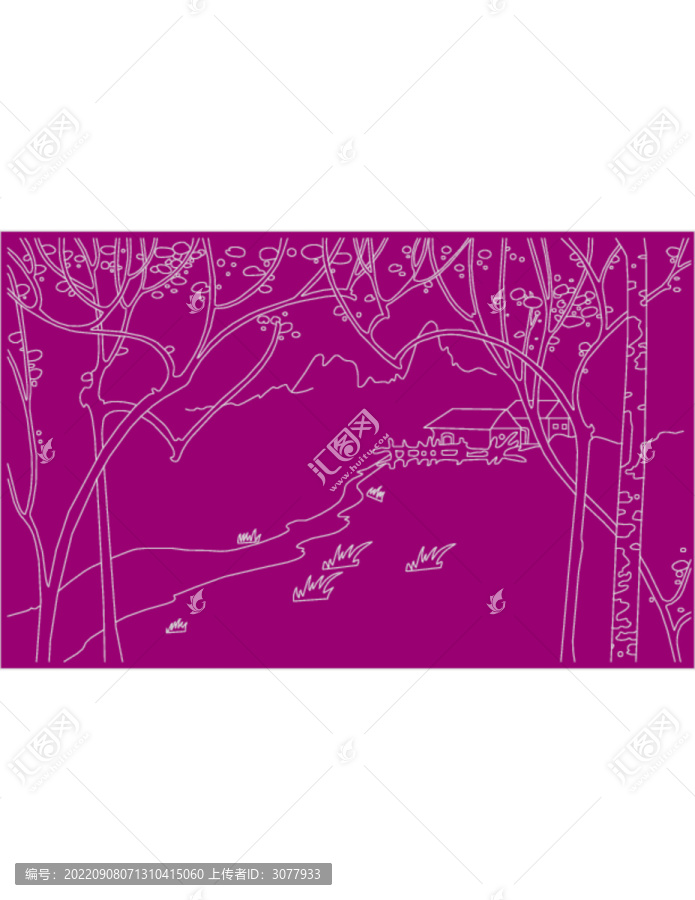 森林簡(jiǎn)筆畫