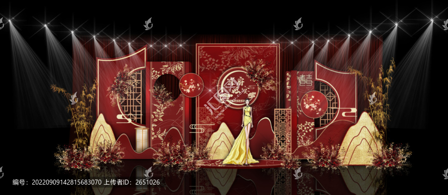 紅色新中式婚禮
