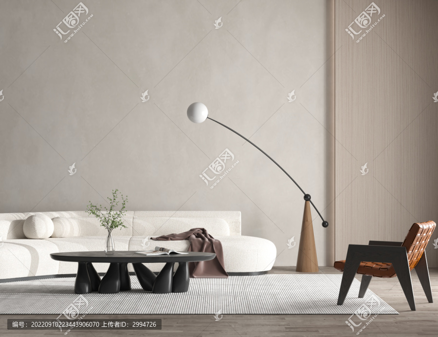 現(xiàn)代墻布沙發(fā)壁畫(huà)背景墻效果圖