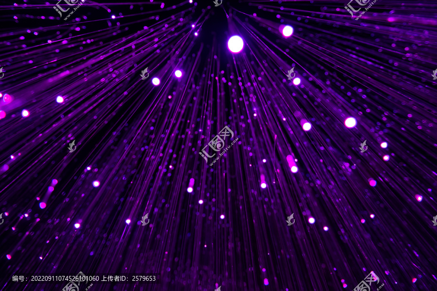 紫色光束光斑