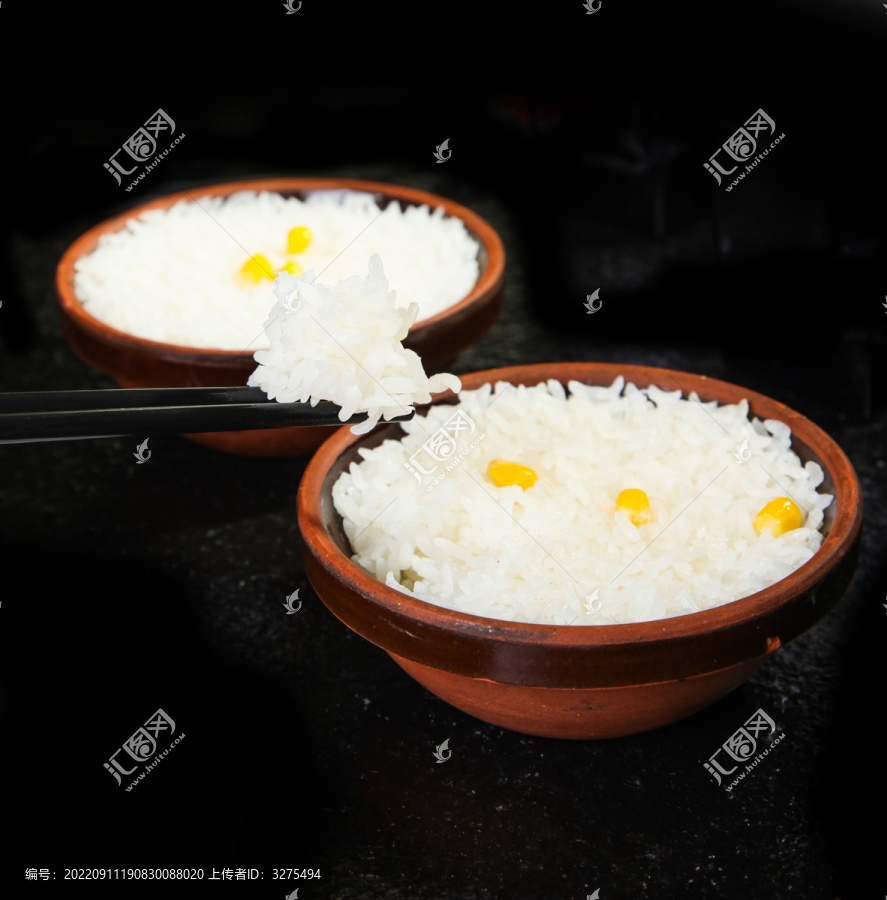 有机稻花香米饭