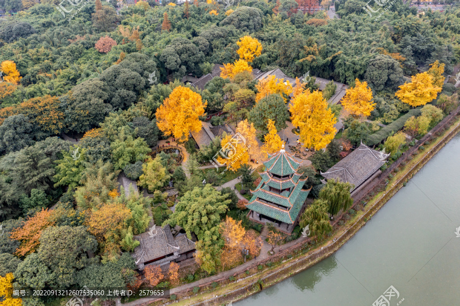 成都旅游景点望江楼公园