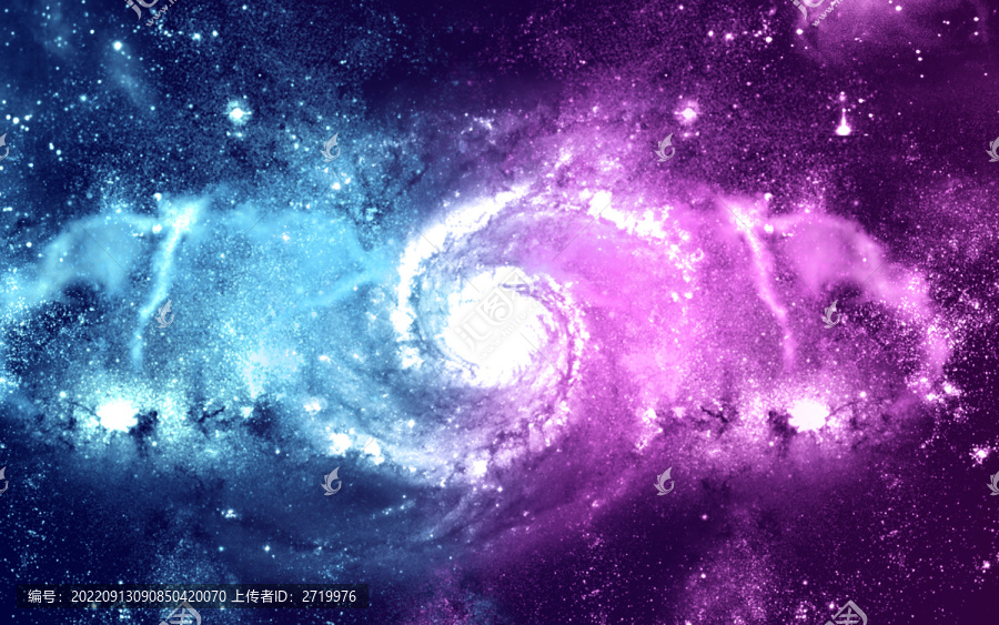 藍(lán)紫星空