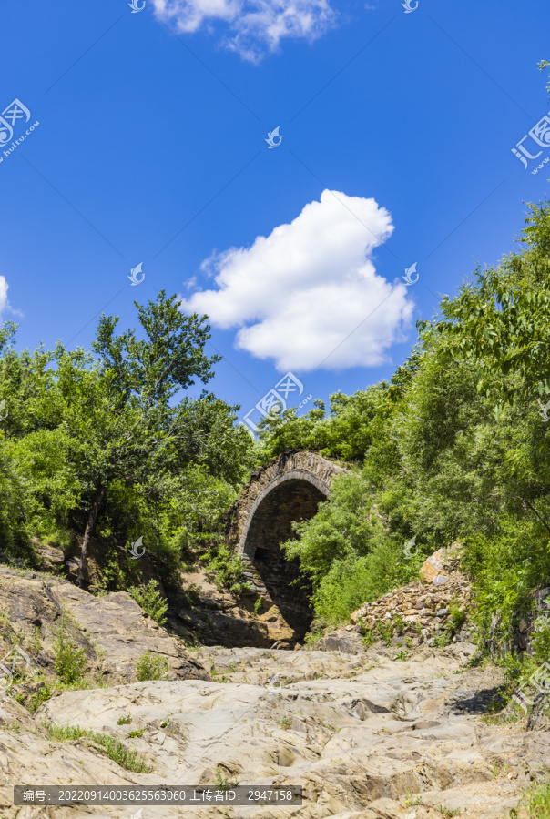 北京京西古道风景区自然风光