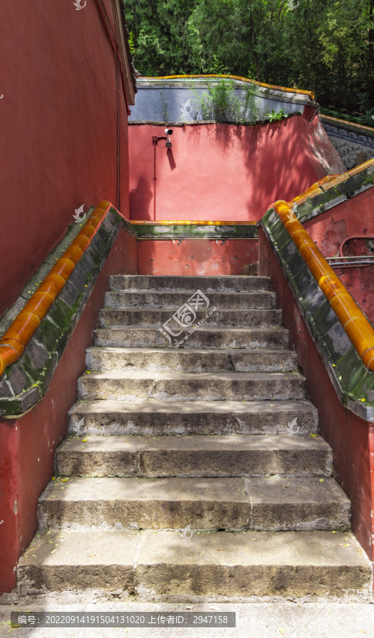 北京门头沟区潭柘寺景区风光