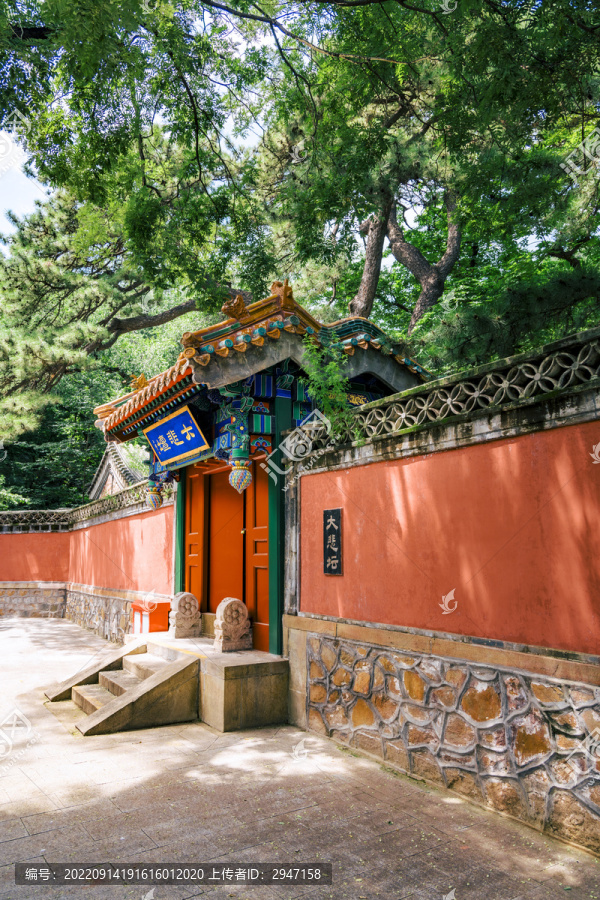 北京门头沟区潭柘寺景区风光