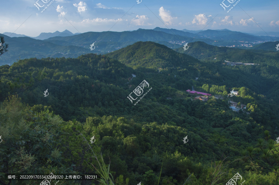 福建丘陵山区风景