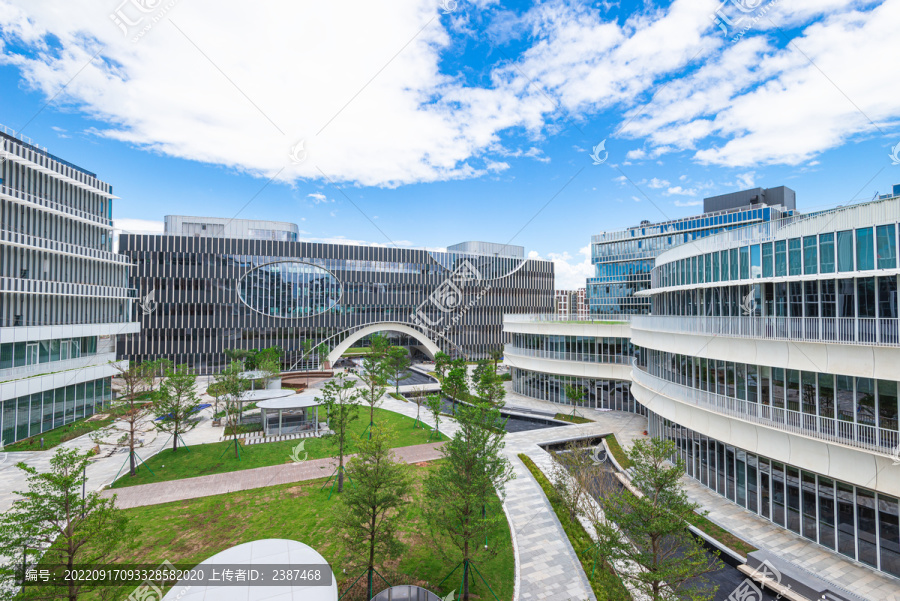 广州香港科技大学建筑楼风景