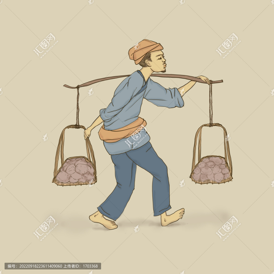 挑擔(dān)運土