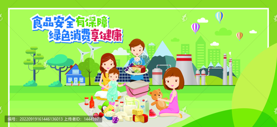 食品安全有保障宣傳海報