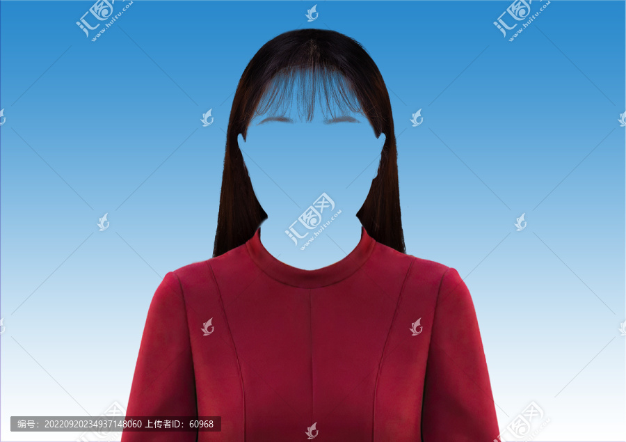 形象照模板