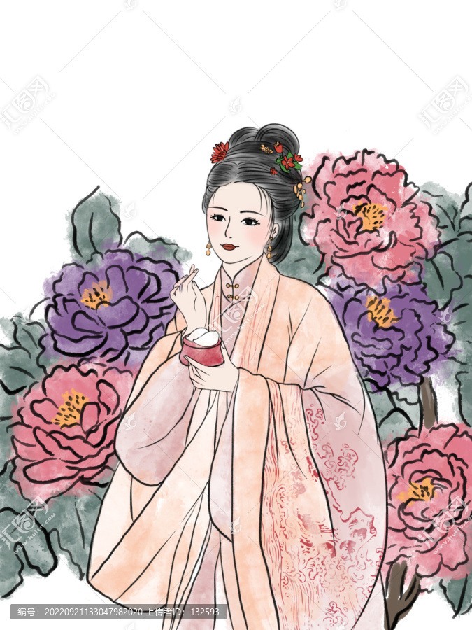 燕窩包裝插畫