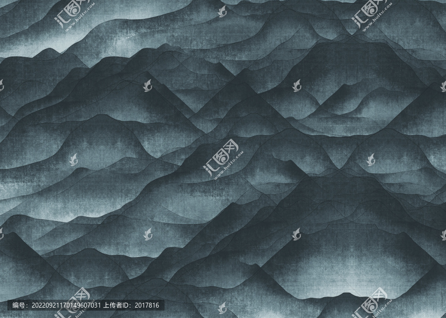 簡約山水背景墻