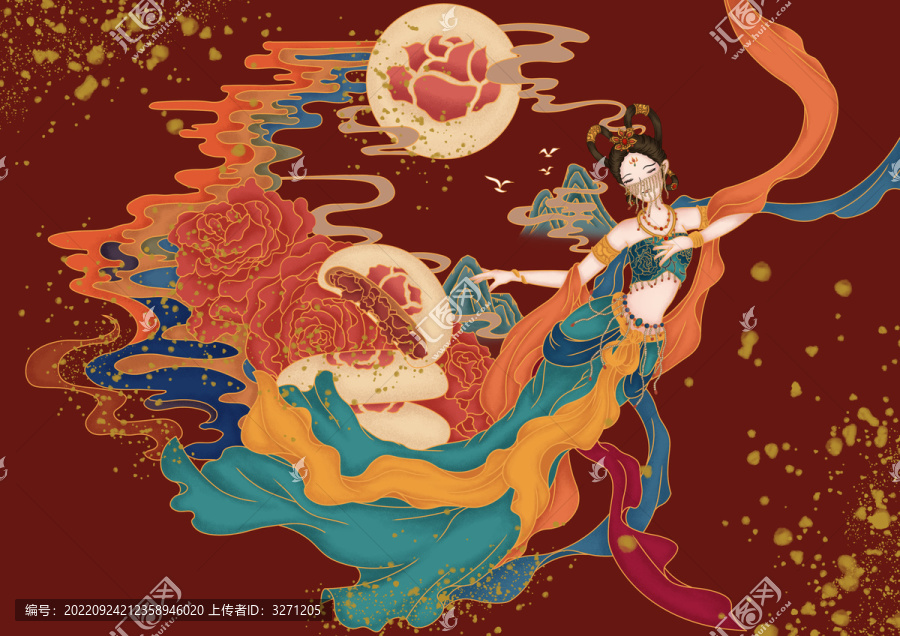 鮮花餅包裝設計傳單