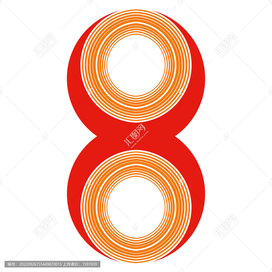 創(chuàng)意數(shù)字8設(shè)計(jì)