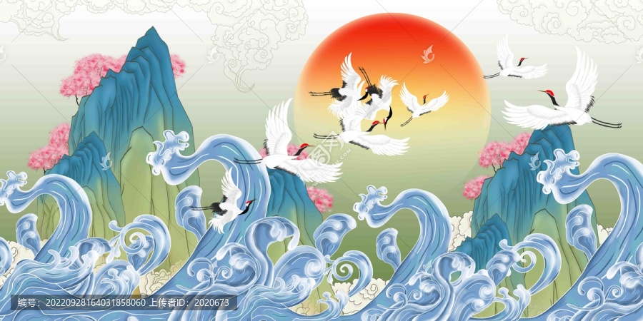 海水江崖