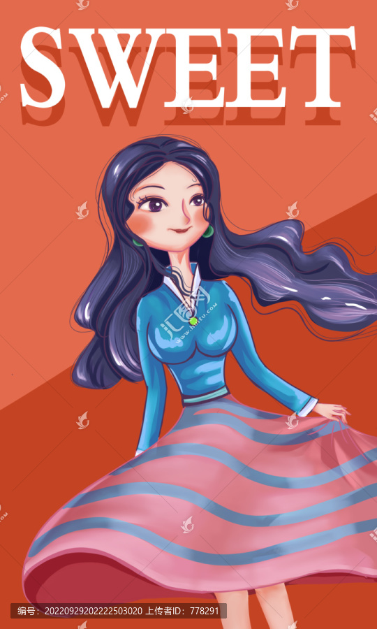 系列插畫之SWEET
