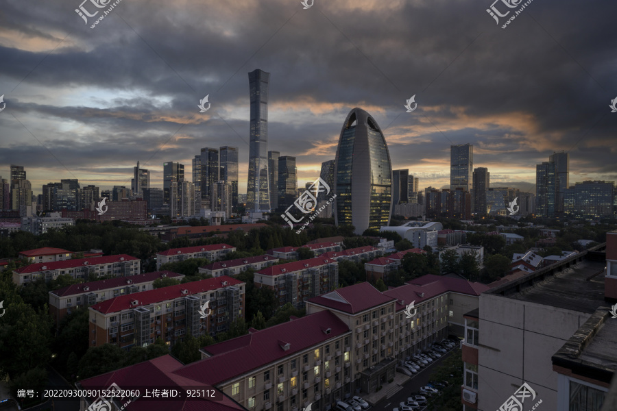 北京天际线夜景