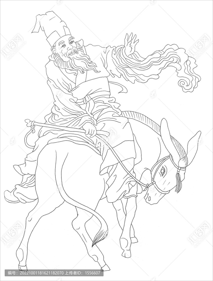 張果老八仙