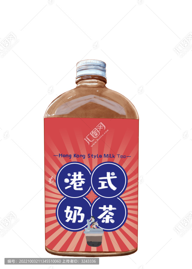 港式奶茶飲品海報菜單設(shè)計