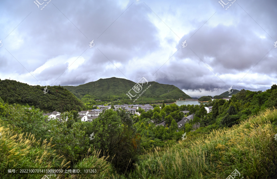 金华北山罗店镇西旺村全景