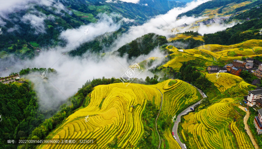 桂林龙脊梯田风景