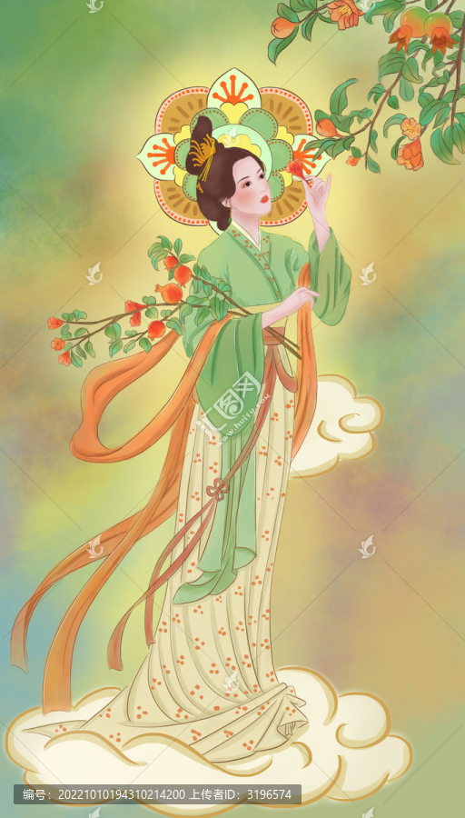 石榴花神